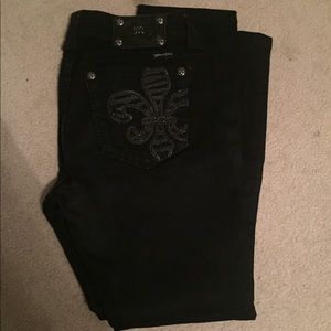 Miss Me Black Skinny Jeans 30